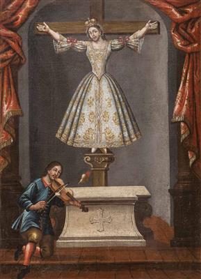 Andachtsbild, Österreichisch 18. Jahrhundert - Asta di Natale - Mobili, tappeti, dipinti