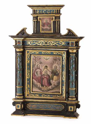 Hausaltar, Alpenländisch, 17. Jahrhundert - Möbel und Skulpturen