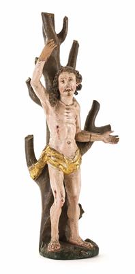 Hl. Sebastian, Alpenländisch,17. Jahrhundert - Möbel und Skulpturen