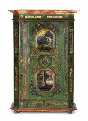 Zillertaler Bauernkasten, Tirol, 1. Hälfte 19. Jahrhundert - Furniture