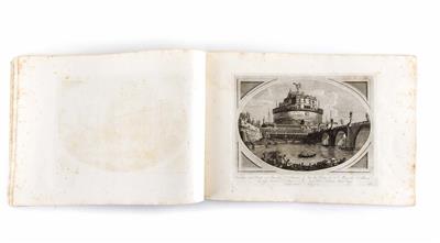 Buch Nuova Raccolta di 25 Vedute Antiche e Moderne di Roma, Anno 1800 - Antiques
