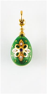 Faberge by Victor Mayer, Ei-Anhänger - Jewellery, Watches and Craftwork