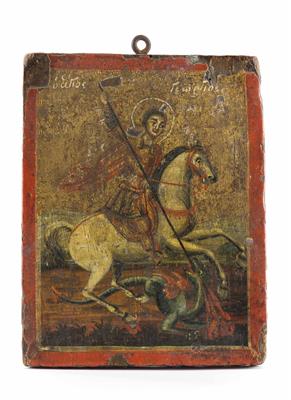 Griechische Ikone, 19. Jahrhundert - Velikonoční aukce
