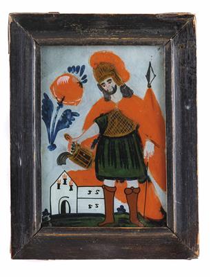 Hinterglasbild, Oberösterreich, Sandl, 19. Jahrhundert - Easter Auction