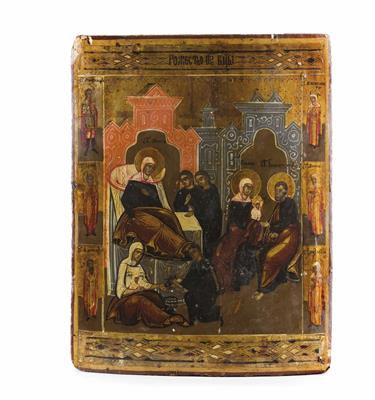 Russische Ikone, Anfang 19. Jahrhundert - Easter Auction