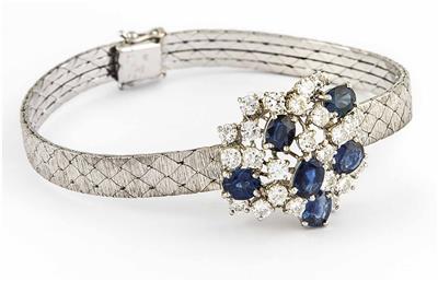 Brillant Saphirarmband - Jewellery, watches and antiques