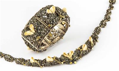 Trachtencollier und -armband, J. M. Wilm - Jewellery, watches and antiques