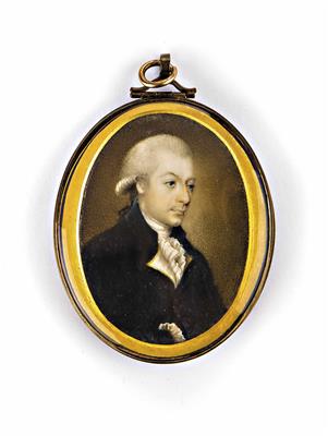 Miniaturist, Englische Schule, Ende 18. Jahrhundert, Umkreis John Smart - Asta di Natale