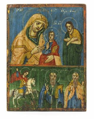 Griechische Ikone, 18./19. Jahrhundert - Vánoční aukce