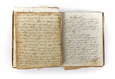 Handgeschriebenes Kochbuch der Biedermeierzeit um 1830 - Vánoční aukce