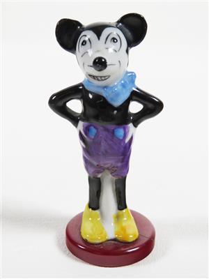 Kleine Mickey Mouse Figur, um 1930 - Adventauktion