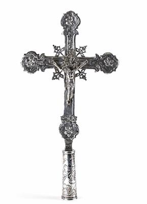 Frühbarockes Vortrage-Altarkreuz, Venedig, 17. Jahrhundert - Easter Auction