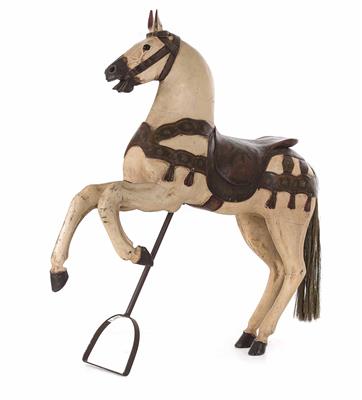 Karussell-Holzpferd, frühes 20. Jahrhundert - Easter Auction