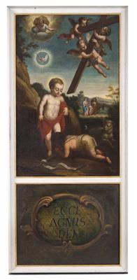 Paneel einer Wandvertäfelung - Andachtsbild, Österreichisch, 17./18. Jahrhundert - Easter Auction