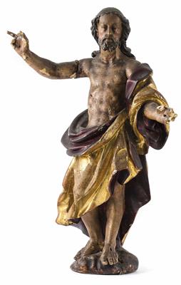 Segnender auferstandener Christus, Süddeutsch, 18. Jahrhundert - Asta di pasqua