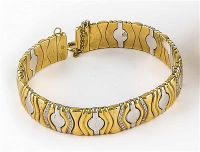 Brillantarmreif - Schmuck, Taschen- und Armbanduhren, Kunst des 20. Jahrhunderts