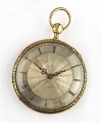 Taschenuhr mit Viertelstundenschlag - Schmuck, Taschen- und Armbanduhren, Kunst des 20. Jahrhunderts
