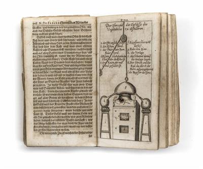 Zwei barocke Chemie-Bücher: - Vánoční aukce