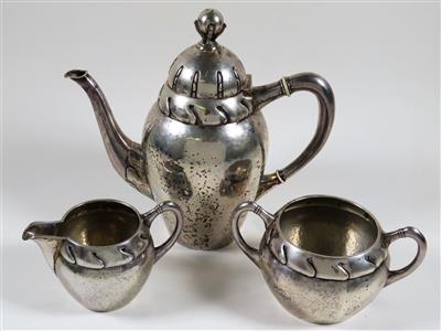 Georg Jensen Kaffeegarnitur, Dänemark, 1919/1920 - Adventauktion