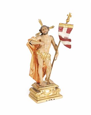 Christus als Auferstandener, Alpenländisch, 2. Hälfte 18. Jahrhundert - Easter Auction
