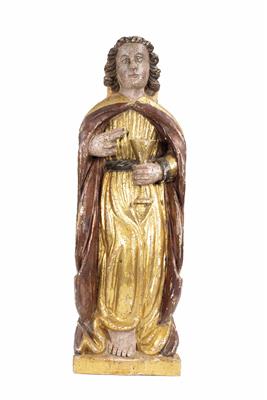 Heiligenfigur, Alpenländisch,17./18. Jahrhundert - Osterauktion