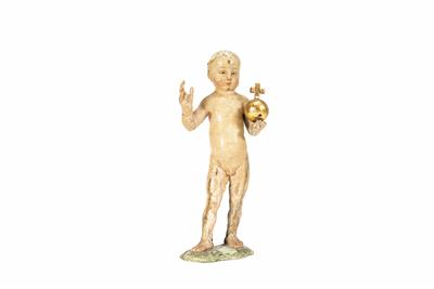 Heiliges Jesuskind, wohl Alpenländisch, ausgehendes 17. Jahrhundert - Asta di pasqua