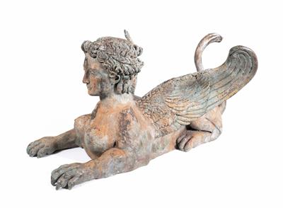 Liegende Sphinx, 20. Jahrhundert - Jewellery, Watches, 20th Century Art