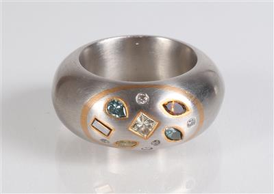 Brillant-Diamantring zus. ca.0,55 ct - Jewellery, antiques and art