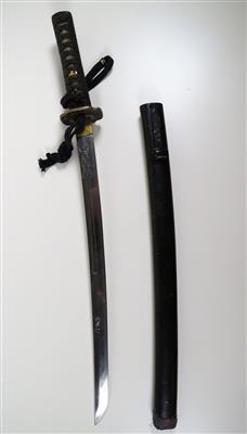 Japanisches Kurzschwert - Shinto-Wakizashi - Klenoty, umění a starožitnosti