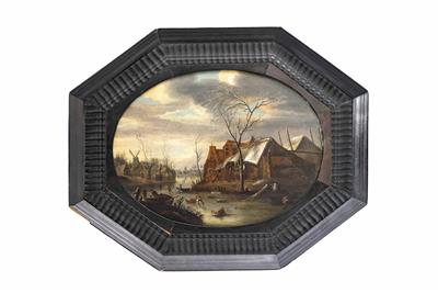 Niederländische Schule, 1. Hälfte 17. Jahrhundert - Vánoční aukce - Stříbro, sklo, porcelán, Moderní grafika, koberce