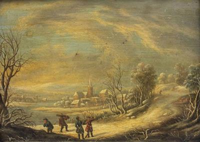 Niederländische Schule, 18. Jahrhundert - Vánoční aukce - Stříbro, sklo, porcelán, Moderní grafika, koberce