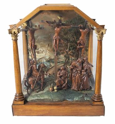 Kreuzigungsgruppe, Tirol, um 1800 - Velikonoční aukce