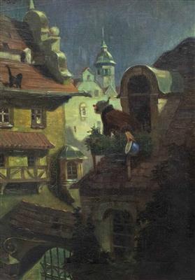 W. Bayer, um 1900, in der Art des Carl Spitzweg - Easter Auction