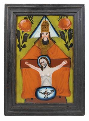 Hinterglasbild, Oberösterreich, Sandl, 19. Jahrhundert - Easter Auction