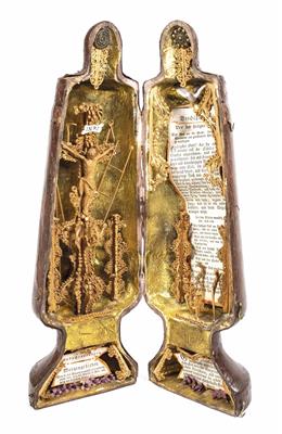Klosterarbeit, Alpenländisch, 1. Hälfte 19. Jahrhundert - Easter Auction