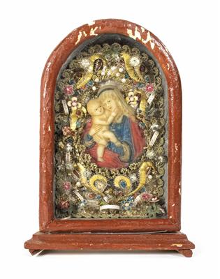 Klosterarbeit, Alpenländisch, um 1800 - Easter Auction