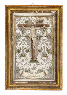 Spitzenbild, Alpenländisch, 2. Hälfte 18. Jahrhundert - Easter Auction