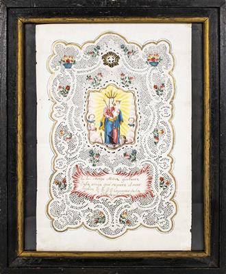 Spitzenbild, wohl Französisch, 2. Hälfte 18. Jahrhundert - Easter Auction
