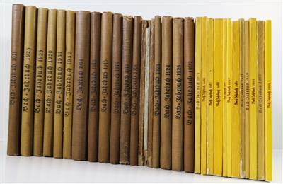 Bach-Jahrbuch: a) 19 Bände, - Summer auction