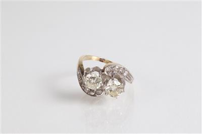 Brillant-Diamantring zus. ca.1,30 ct - Sommerauktion