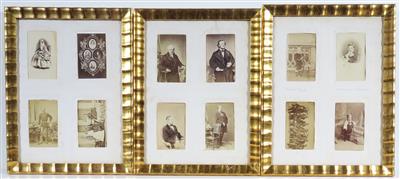 Konvolut von 12 historischen Porträtfotos, 1860/70er-Jahre - Summer auction