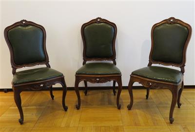 Satz von drei Sesseln im Barockstil, 20. Jahrhundert - Summer auction