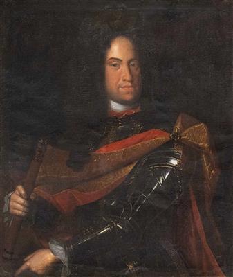 Jacob van Schuppen (Paris 1670-1751 Wien) Umkreis, Zwei Porträts - Vánoční aukce