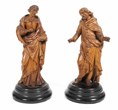 Zwei Figuren, wohl Süddeutsch, um 1700 - Christmas auction