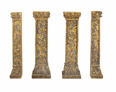 Konvolut von unterschiedlichen Architekturelementen einer Wand- oder Altarverkleidung im Renaissancestil, - Vánoční aukce