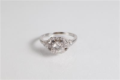 Brillant Diamantdamenring zus. ca. 0,70 ct - Adventauktion