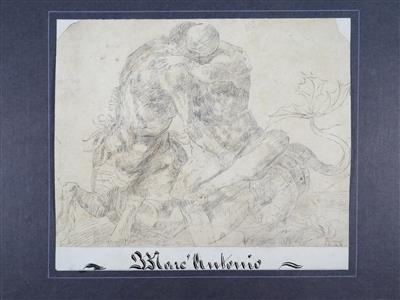 Italienische Schule, 1. Hälfte 16. Jahrhundert, Umkreis Marc Antonio Raimondi - Christmas auction - Silver, glass, porcelain, graphics, militaria, carpets