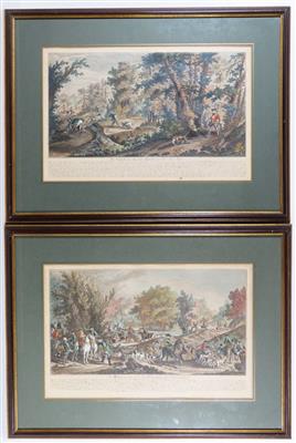 Johann Elias Ridinger - Christmas auction - Silver, glass, porcelain, graphics, militaria, carpets