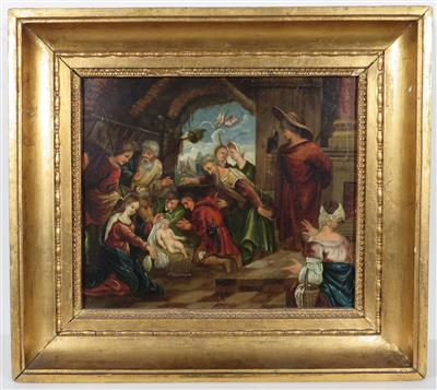 Norditalienische Schule, 17. Jahrhundert - Vánoční aukce - Stříbro, sklo, porcelán, Moderní umění grafika, koberce