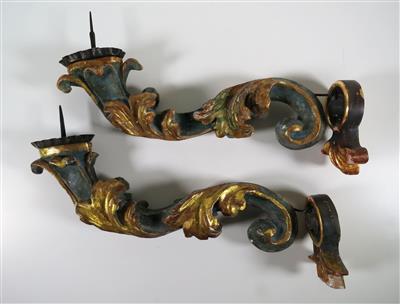 Paar Wandappliken, vermutlich 18. Jahrhundert - Adventauktion